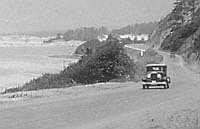 Coast Highway between Nehalem and Neahkahnie c. 1920 OrHi 94418