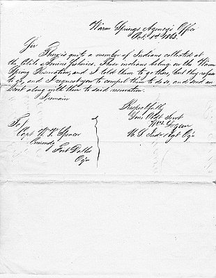 William Logan to Captain William J. Spencer