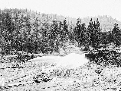 Hydraulic Mine Operation, Jackson County