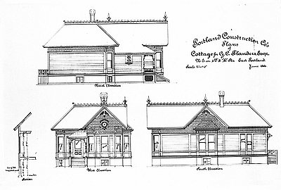 Portland Construction Co. House Plans, 1886