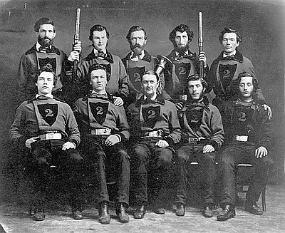 Volunteer Firefighters, 1858