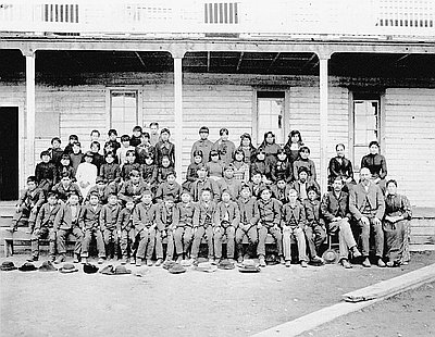 Warm Springs Agency Boarding School, 1890