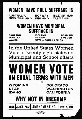 Women's Suffrage Handbill