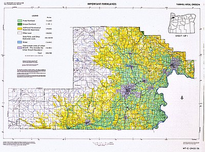Yamhill Area Land Use Map