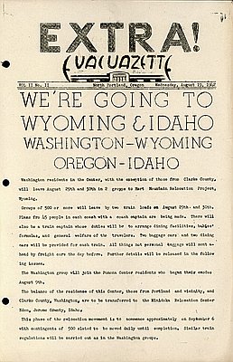 We're Going to Wyoming & Idaho