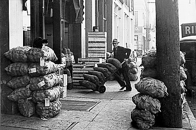 Man Moving Produce