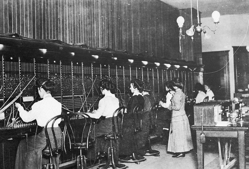 Baker City Telephone Operators, c. 1910