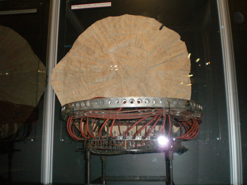 Japanese balloon bomb display at the National Museum of the U.S. Air Force, Dayton, Ohio.