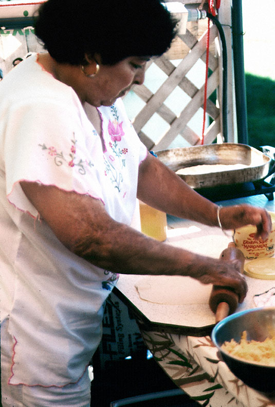 7. Manuela Wickham Makes Tortillas, 1998