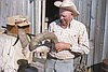 Reub Long (1898-1974) at his ranch near Fort Rock Cave, 1966