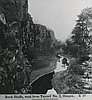 Rock Bluffs west from Tunnel no. 3, Columbia River Gorge c. 1882