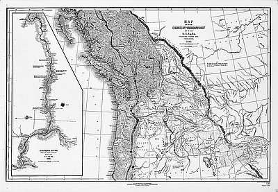 Map of the Oregon Territory, 1841